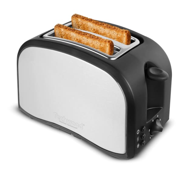 Grille Pain TECHWOOD 800W Noir & inox (TGPI-816) Grille Pain TECHWOOD 800W Noir & inox (TGPI-816)